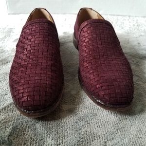 TRASK AMANDA WOVEN LOAFERS Slip-on Rounded Teo ~ Size 7